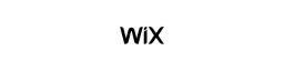 Wix logo for website building platform