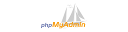 PhpMyAdmin logo for database management